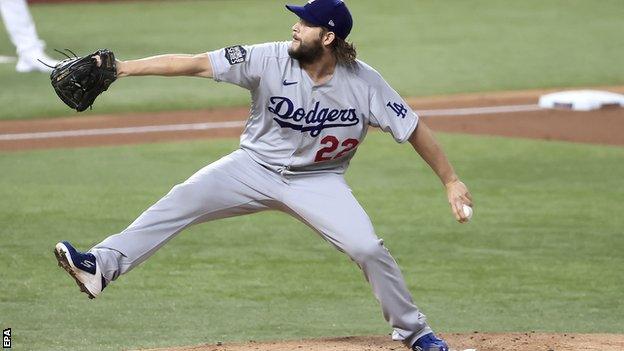 Clayton Kershaw of the Los Angeles Dodgers