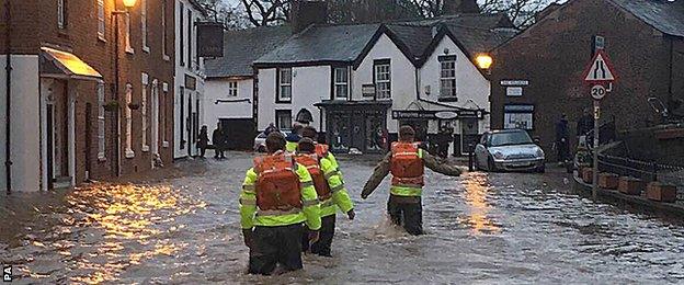 Flooding in Croston