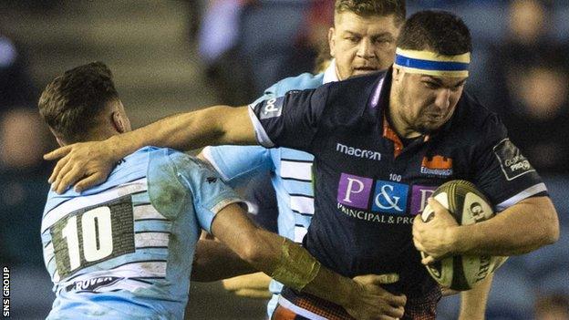 Captain Stuart McInally was a colossal presence for the victorious home side