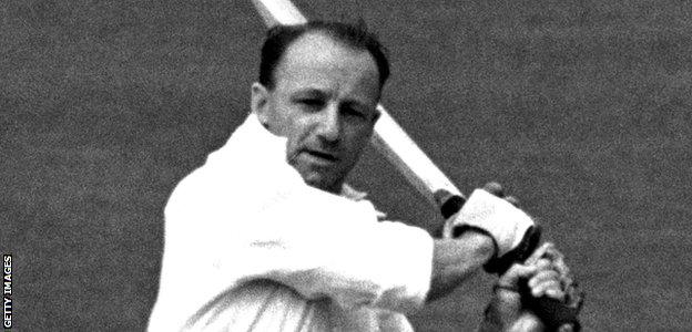 Donald Bradman, pictured in 1948