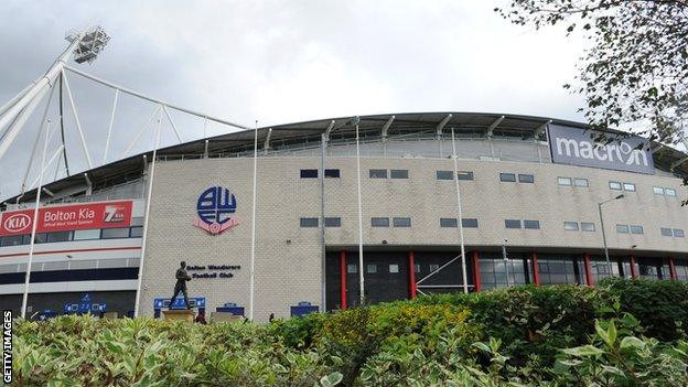 Bolton Wanderers' Macron Stadium