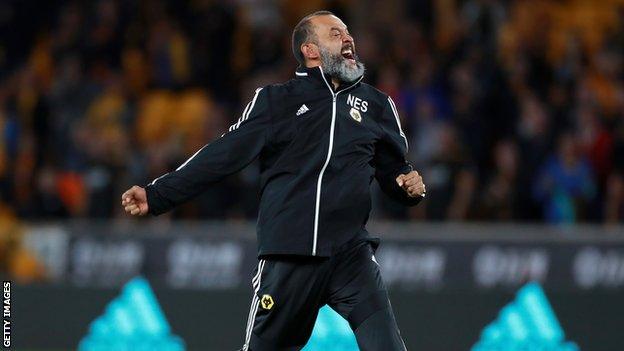 Wolves manager Nuno Espirito Santo