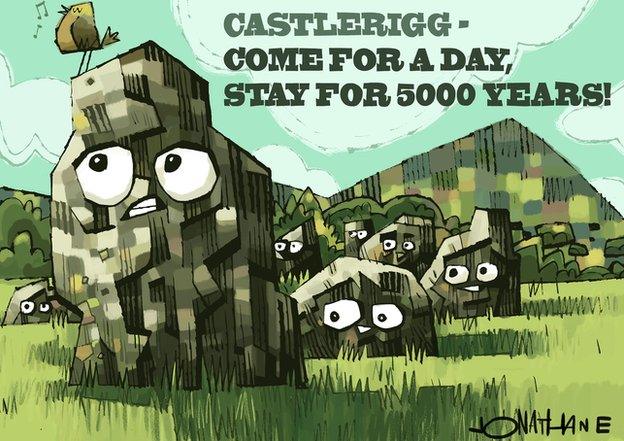 Castlerigg Day Out postcard