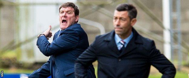 Tommy Wright and Pedro Caixinha