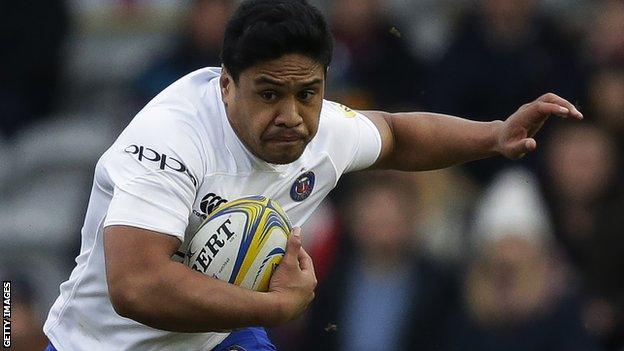 Ben Tapuai in action for Bath