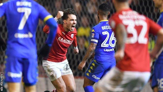 Barnsley striker Tom Bradshaw