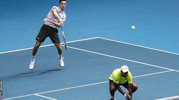 Joe Salisbury (left) and Rajeev Ram