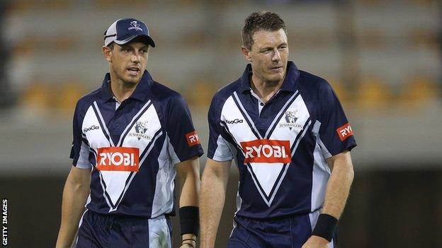 James Pattinson (left) and older brother Darren