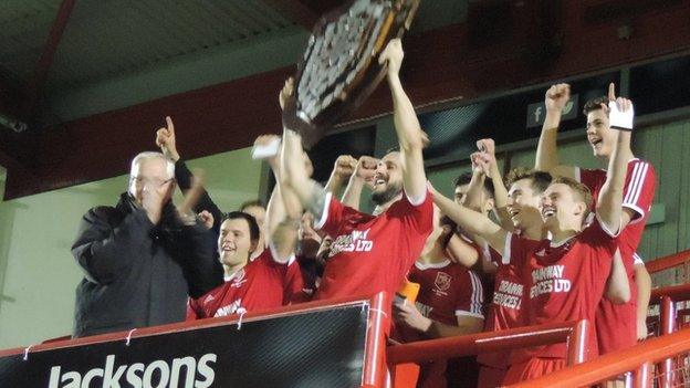 St Brelade win 2017 Trinity Shield