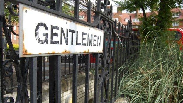 Public toilet in north London