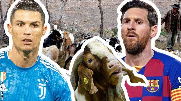 Cristiano Ronaldo, goat, Lionel Messi