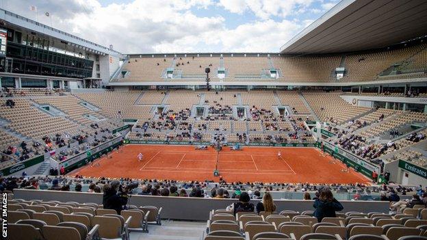 French Open crowd for women's final in 2020