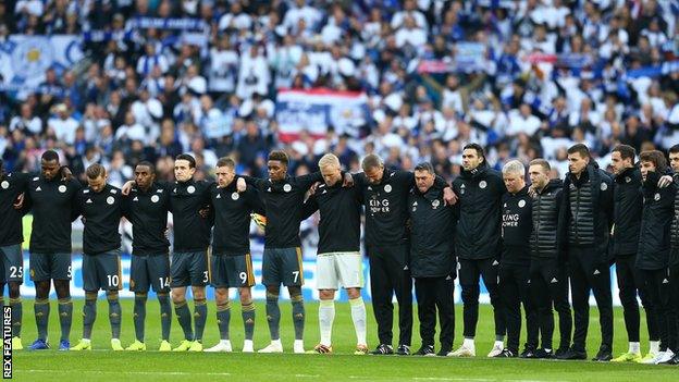 Leicester player silence