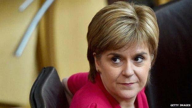 Nicola Sturgeon unveiling Programme for Government