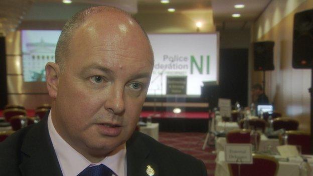 Mark Lindsay, Police Federation for Northern Ireland chairman