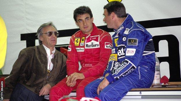 Bernie Ecclestone Nigel Mansell