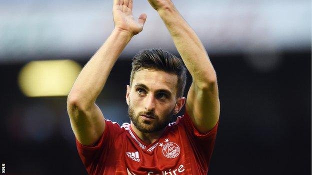 Aberdeen player Graeme Shinnie