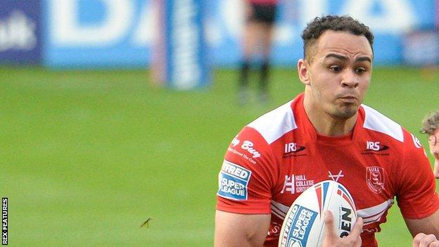 Luis Johnson previously played for Warrington Wolves before joining Hull KR in 2020