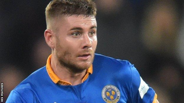 Shrewsbury defender Joe Riley made 55 appearances in his two seasons at the Meadow