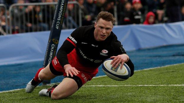 England and Saracens winger Chris Ashton