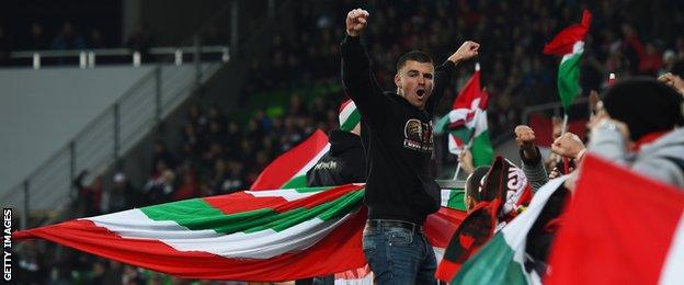 Hungary fans