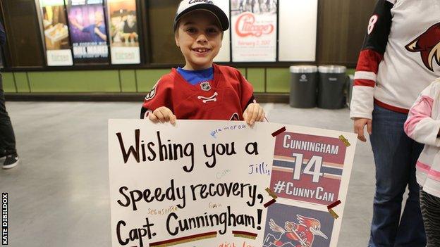 Fans show support for Craig Cunningham