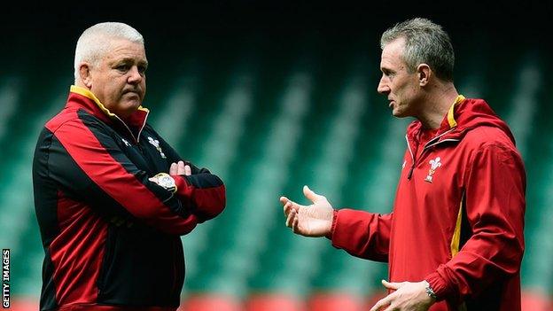 Warren Gatland and Rob Howley