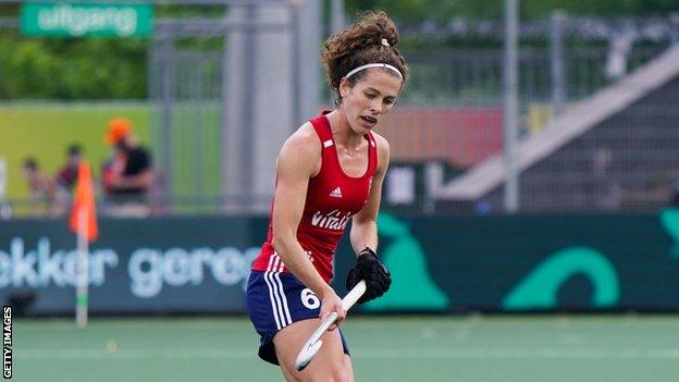 England hockey player Anna Toman