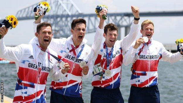 Jack Beaumont, Angus Groom, Tom Barras and Harry Leask (left to right)