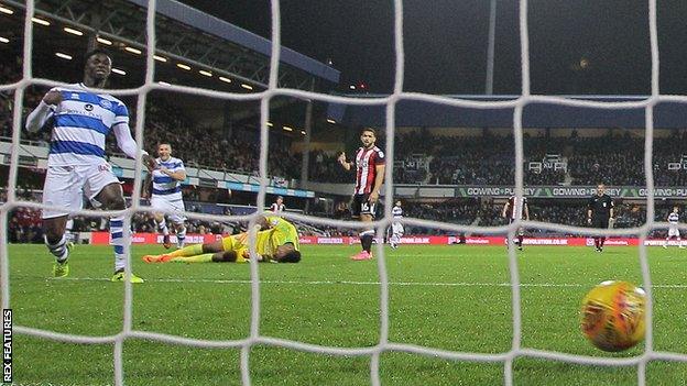 Idrissa Sylla put QPR into an early lead against Sheffield United