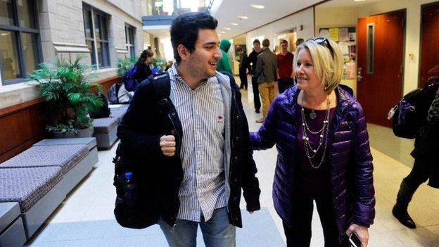 Refugee starting university