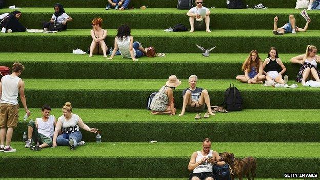 Members of the public in London