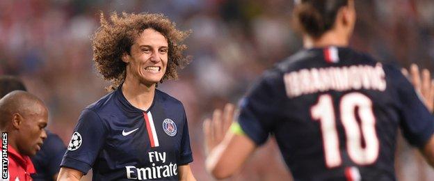 David Luiz of Paris St-Germain