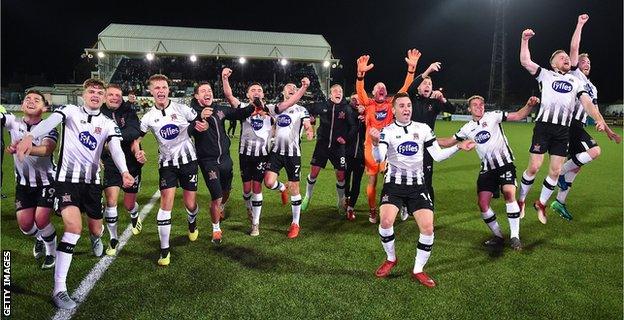 Dundalk celebrate winning another title