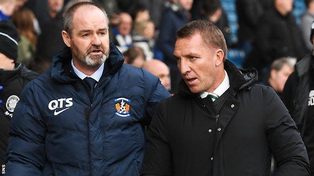 Steve Clarke and Brendan Rodgers