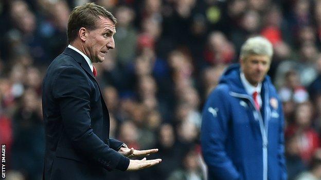 Brendan Rodgers and Arsene Wenger