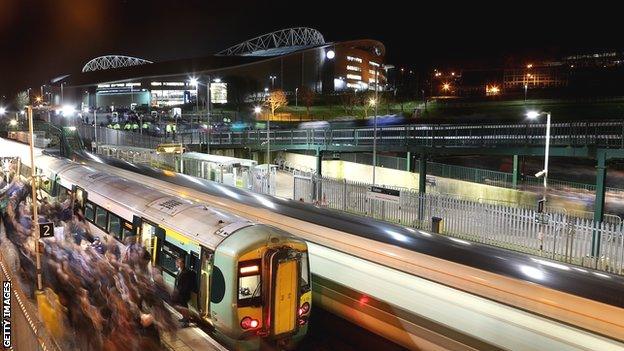 Falmer Station and the Amex Stadium