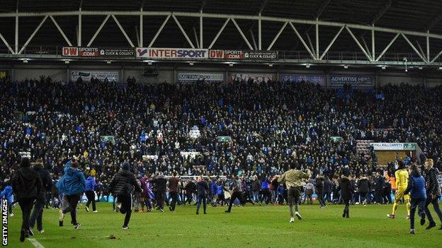 Wigan and Manchester City fans