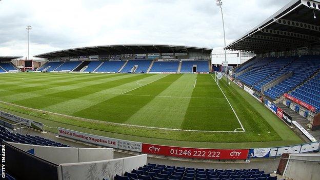 The Technique Stadium, home of Chesterfield FC