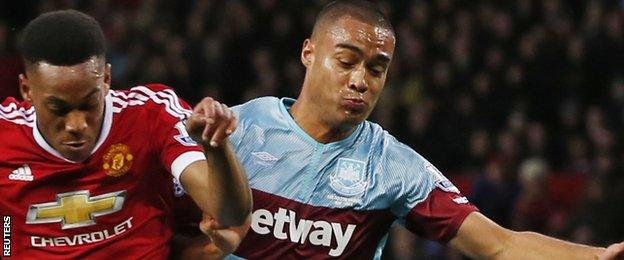 West Ham defender Winston Reid