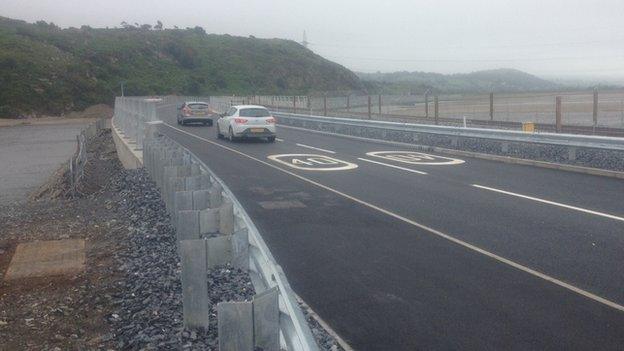 New Pont Briwet road bridge