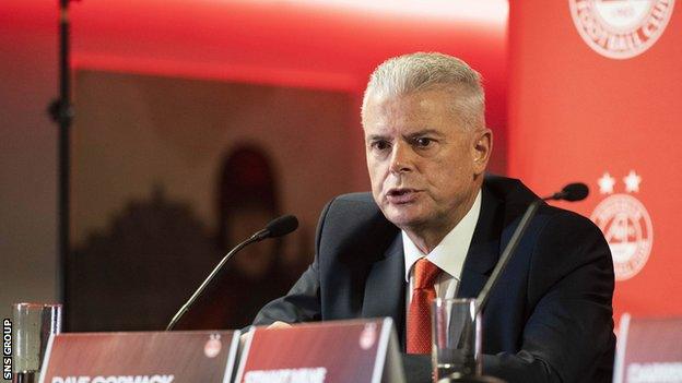 Chairman Dave Cormack says the club's position had become "unsustainable"