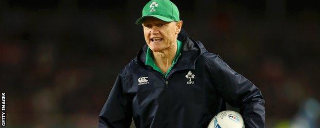 Joe Schmidt coaching