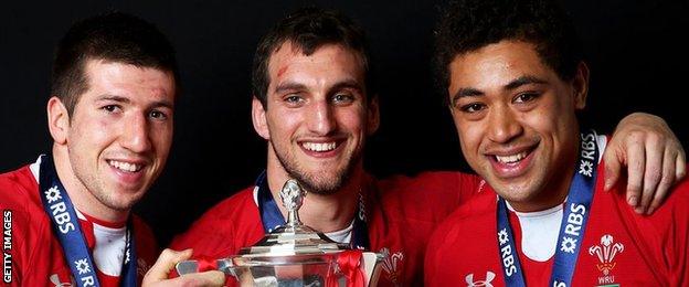 Justin Tipuric, Sam Warburton and Taulupe Faletau