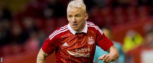 Aberdeen winger Jonny Hayes