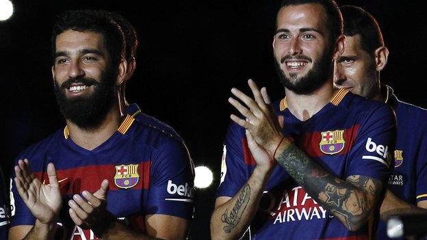 Arda Turan and Aleix Vidal