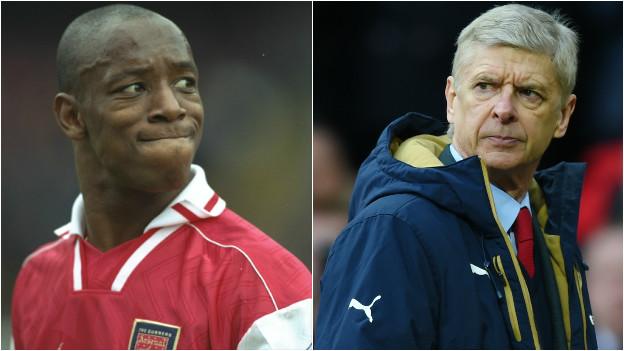 Ian Wright & Arsene Wenger