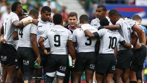 Gareth Baber coached with Cardiff Blues and Hong Kong sevens before becoming Fiji sevens boss in 2016