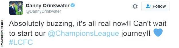 Danny Drinkwater Twitter