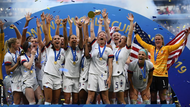 USA lift World Cup trophy